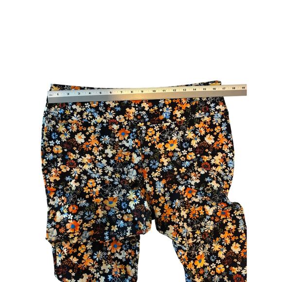 No Boundaries XXL Floral BOHO Prairie Cottagecore Flared Bootcut Festival Pants - Picture 7 of 9
